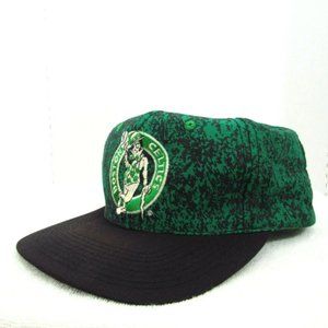 Vtg Boston Celtics Snapback Hat AJD